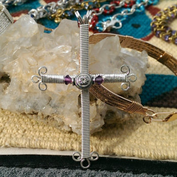 Wire Wrapped Cross Pendant Class