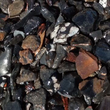 Assorted Obsidian Tumbling Rough By the Pound
